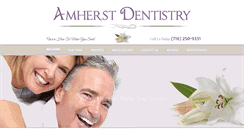 Desktop Screenshot of amherstdentistrypc.com